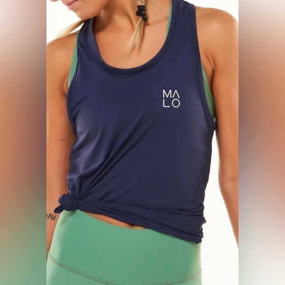 Malo Women’s Endure Tank Top Navy Size Medium (?) See Pic - Picture 1 of 8